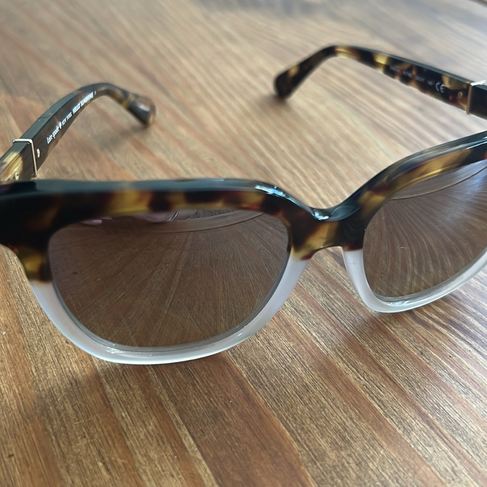 Kate Spade Tortoise Shell Sunglasses with Grey and Tortoiseshell Accents